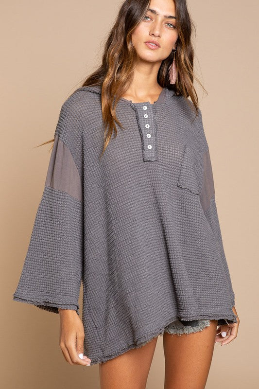 Kelley Brynn Oversized Bell Sleeve Fit Sweater Top | URBAN ECHO SHOP