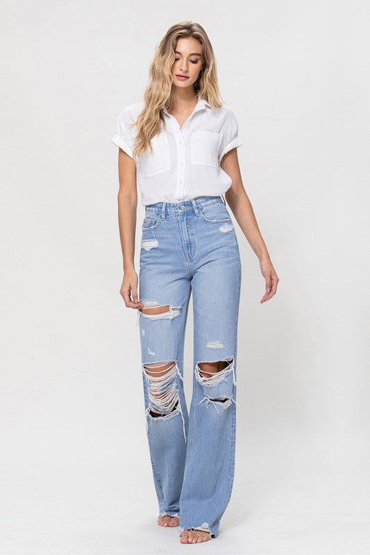 Hotter than That 90s Vintage Flare Jeans | URBAN ECHO SHOP