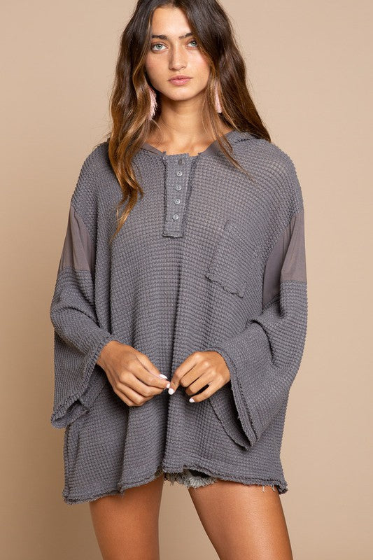 Kelley Brynn Oversized Bell Sleeve Fit Sweater Top | URBAN ECHO SHOP