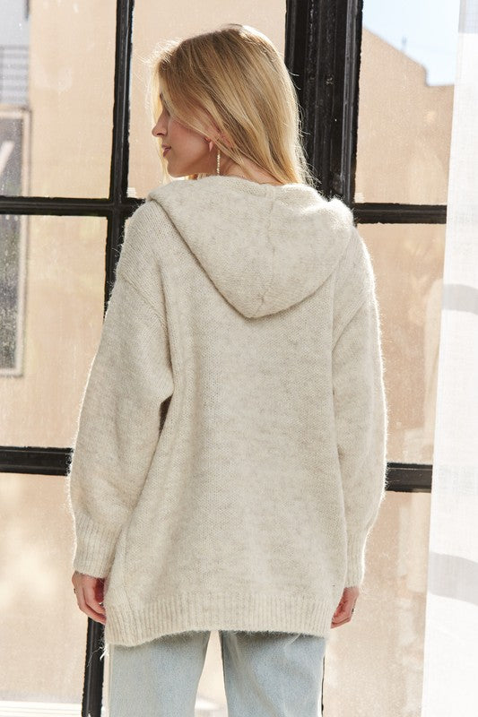 Montana Rae Cardigan Sweater in Ivory | URBAN ECHO SHOP
