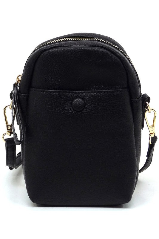 The Front Pocket Mini Crossbody Bag Cell Phone Purse is Simplistic and Adorably Chic