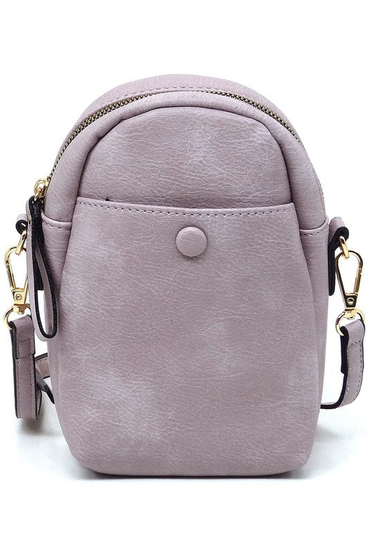 The Front Pocket Mini Crossbody Bag Cell Phone Purse is Simplistic and Adorably Chic