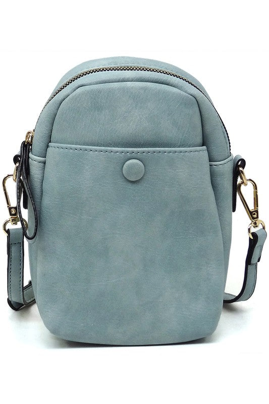 The Front Pocket Mini Crossbody Bag Cell Phone Purse is Simplistic and Adorably Chic