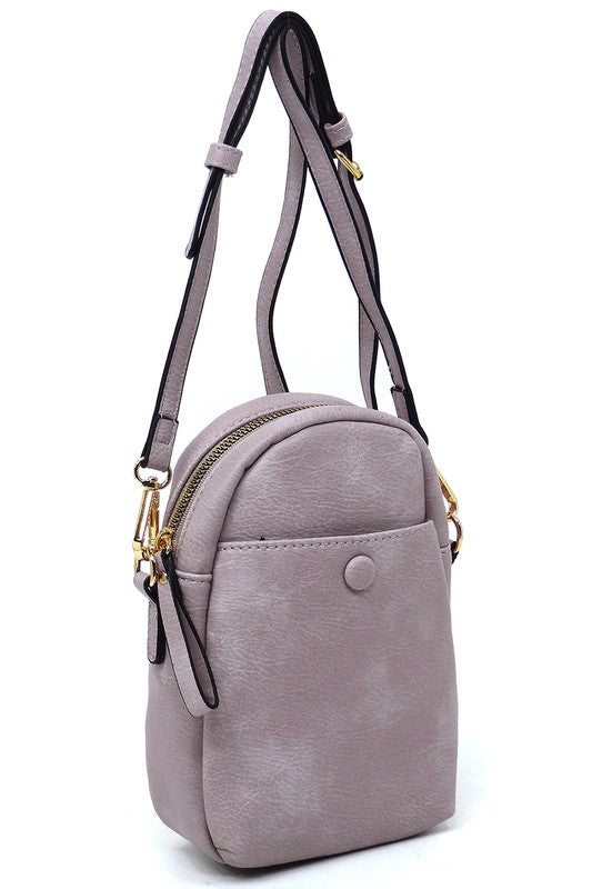 The Front Pocket Mini Crossbody Bag Cell Phone Purse is Simplistic and Adorably Chic