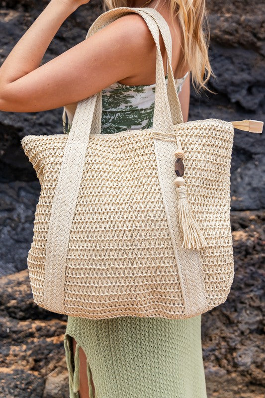 Izola Carry All Tassel Tote | URBAN ECHO SHOP