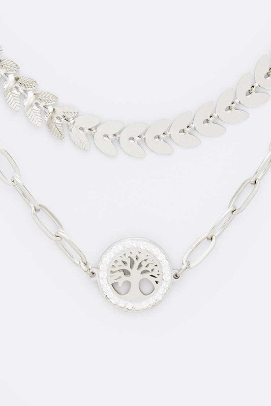 Tree of Life Leaf Necklace | URBAN ECHO SHOP