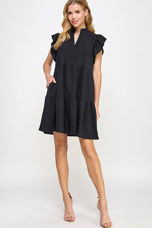 Cara Daydreamer Dress in Black | URBAN ECHO SHOP