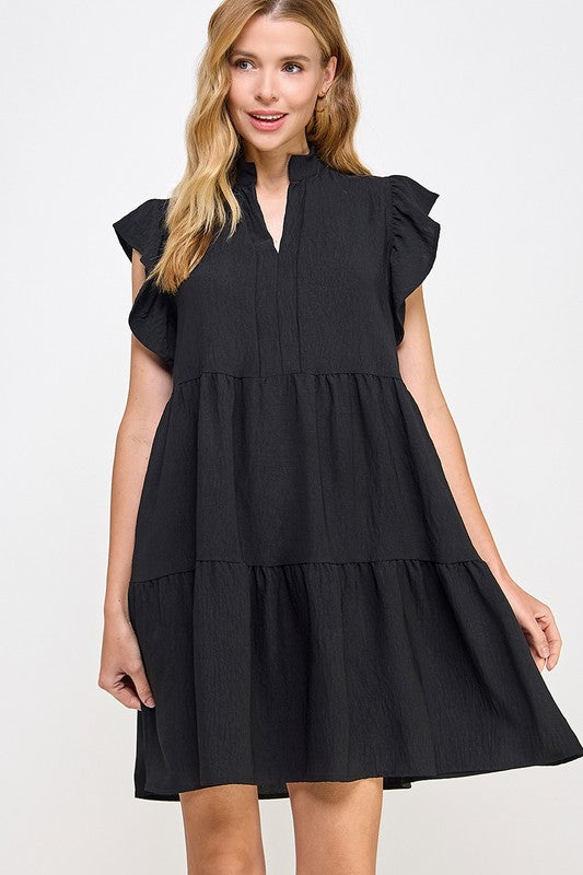 Cara Daydreamer Dress in Black | URBAN ECHO SHOP