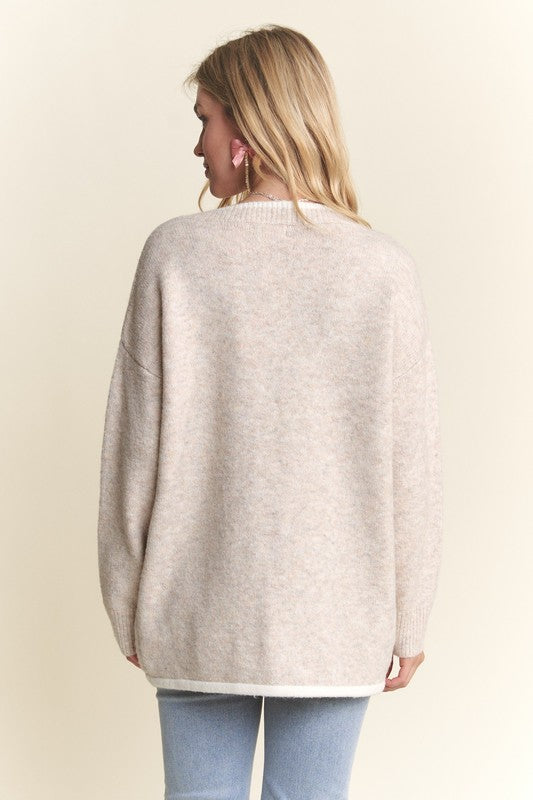 Kyle Chalet Hi-Lo Sweater Top | URBAN ECHO SHOP