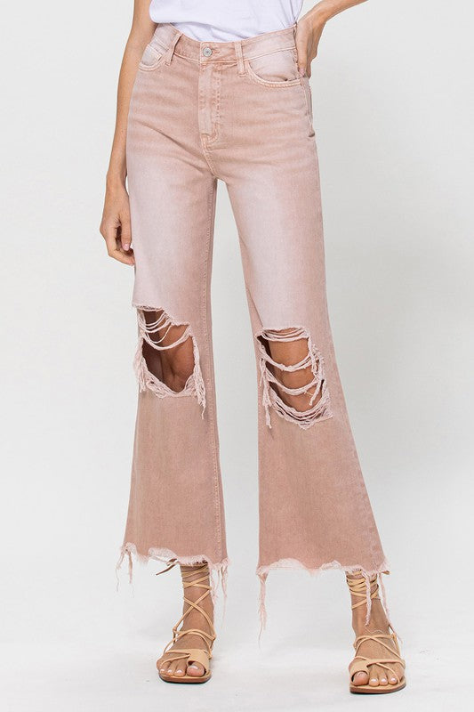 July Song 90's Vintage Crop Flare Jeans | URBAN ECHO SHOP