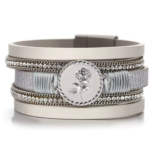 Victorian Sparkle Rose Bracelet | URBAN ECHO SHOP