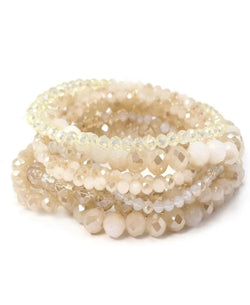 Sand Beaded Bundle Bracelet Set | URBAN ECHO SHOP