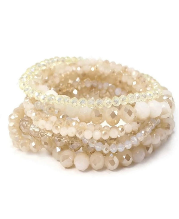 Sand Beaded Bundle Bracelet Set | URBAN ECHO SHOP