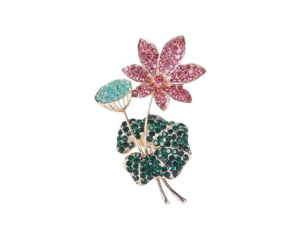 Lotus Flower Brooch | URBAN ECHO SHOP