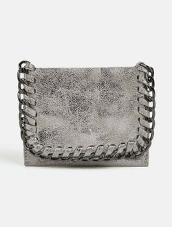 Silver Saturn Chain Wallet | URBAN ECHO SHOP