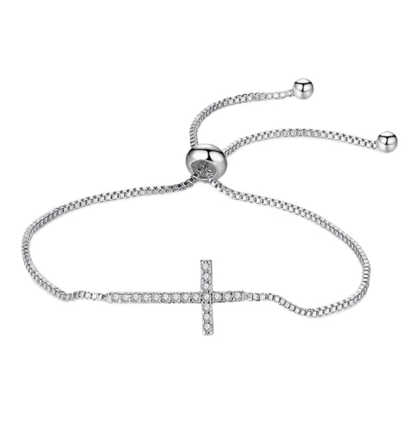 Cross Rhinestone Bracelet | URBAN ECHO SHOP