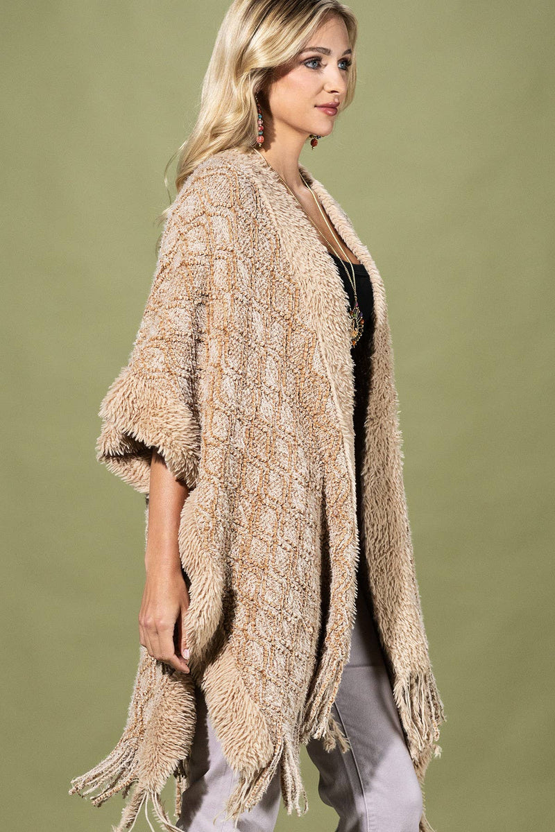 Sand Chalet Ruana | URBAN ECHO SHOP