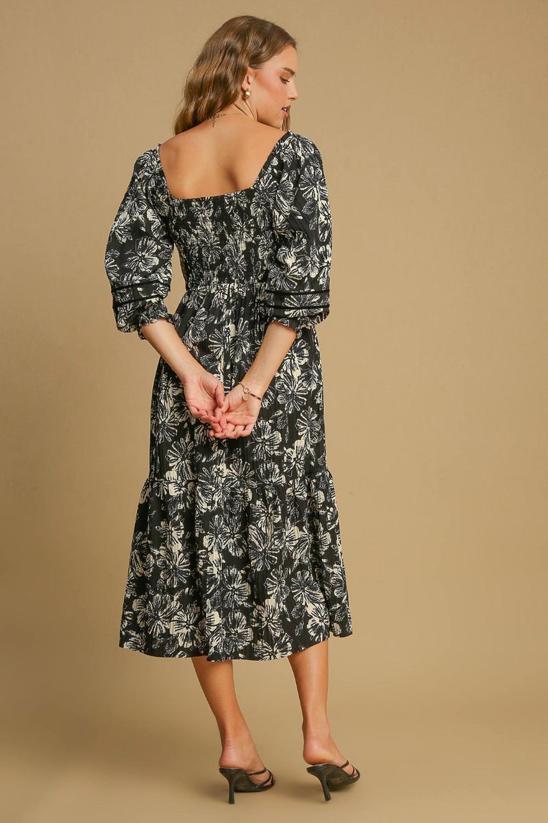 dark floral midi dress urban Petal and Pup Women's Oona Midi Dress