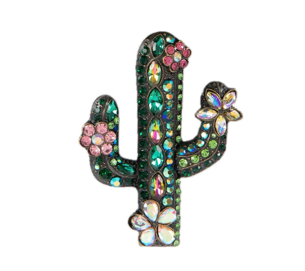 Rhinestone Cactus Brooch | URBAN ECHO SHOP