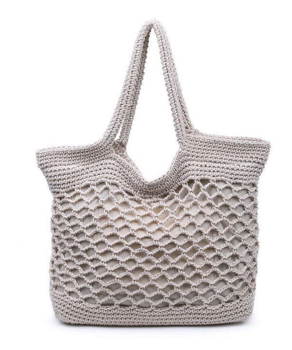 a close up of a black and gold purse The Glory Ray Corazon Tote Bag is Made of Woven Yarn and It's Super Functional for those Fun Days Ahead!