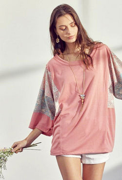 Hampton Jade Paisley Sleeve Tunic | URBAN ECHO SHOP