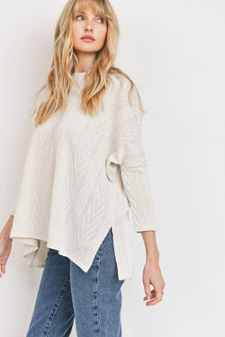 Dovely Dolman Textured Knit Top | URBAN ECHO SHOP