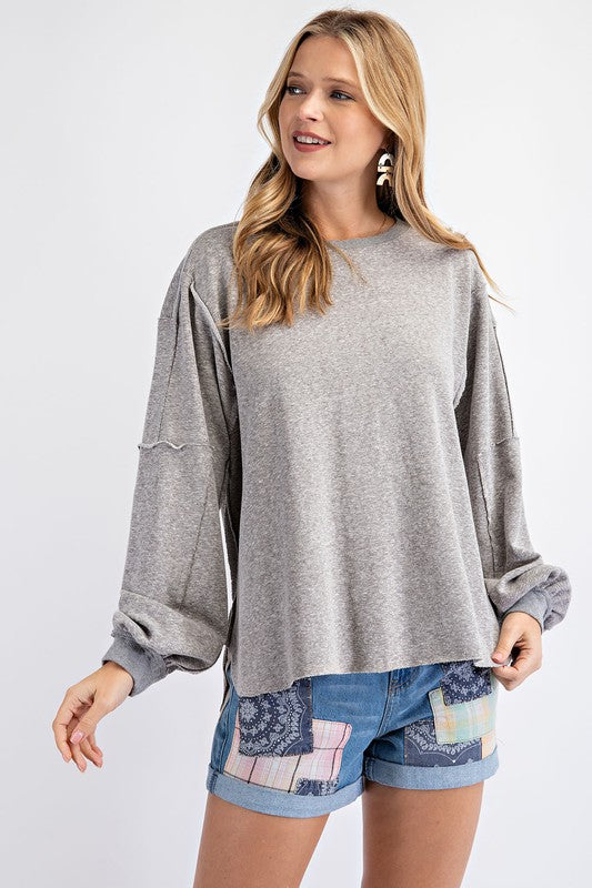 Boho Rae Mineral Washed Top | URBAN ECHO SHOP