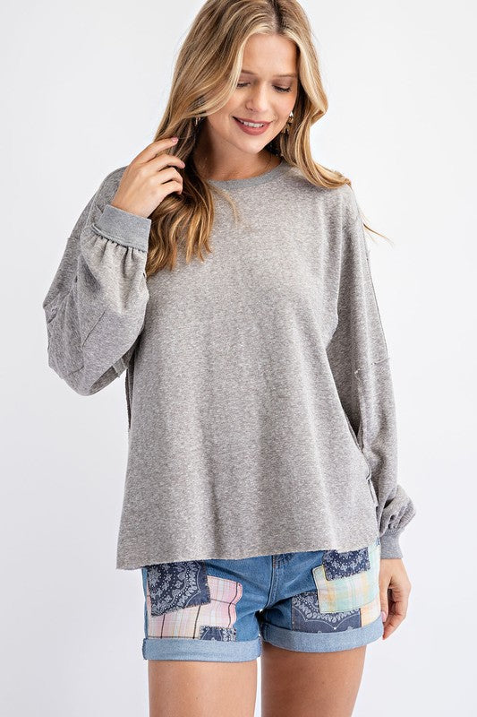 Boho Rae Mineral Washed Top | URBAN ECHO SHOP