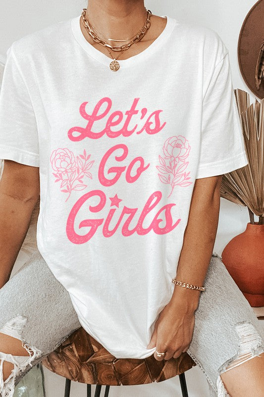 'Let's Go Girls' Oversized Tee | URBAN ECHO SHOP