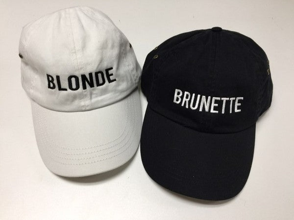 'Blonde or Brunette' Personality Hat | URBAN ECHO SHOP