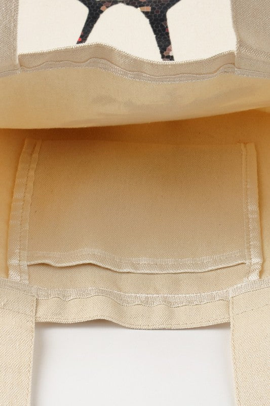 Palm Tree Canvas Shoulder Bag | URBAN ECHO SHOP