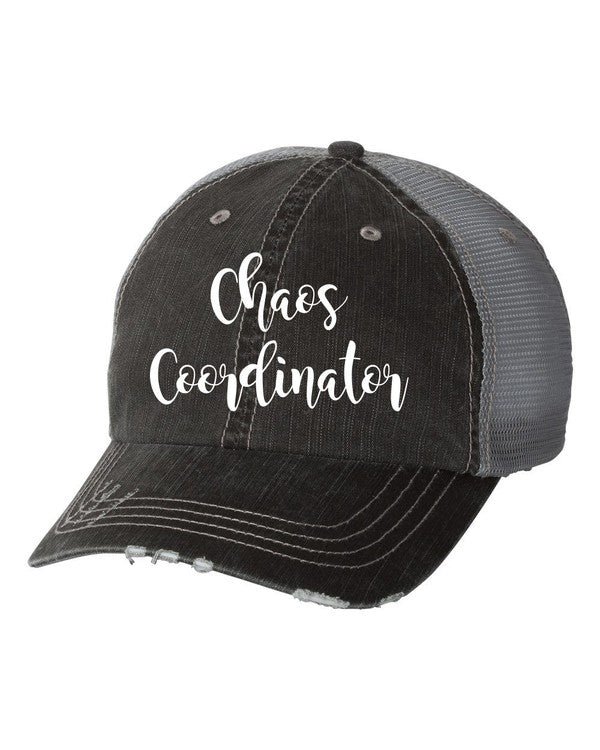 a black hat with a baseball glove on it 