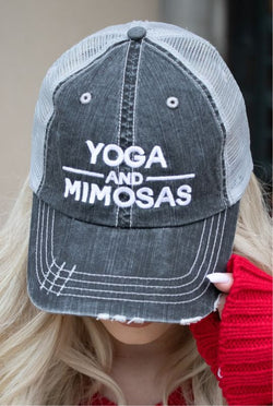 'Yoga & Mimosas' Personality Hat | URBAN ECHO SHOP