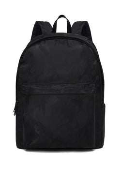 Black Nylon Camo Daytrip Backpack | URBAN ECHO SHOP