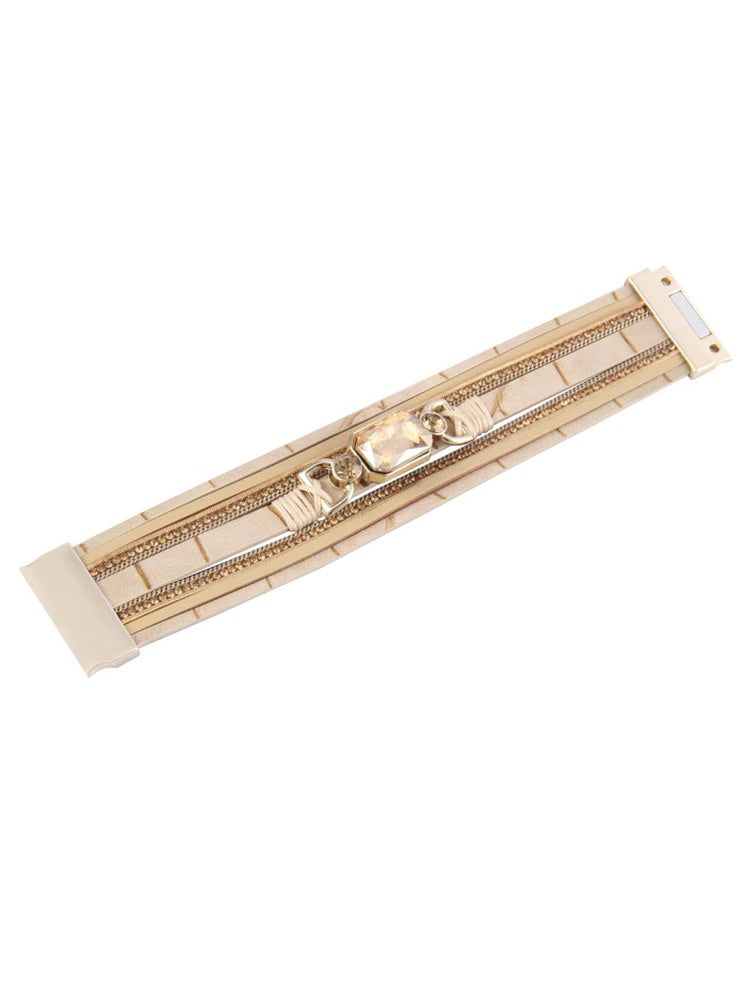 Golden Gem Layered Bracelet | URBAN ECHO SHOP