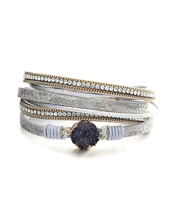 Deja Vu Stone Clasp Bracelet | URBAN ECHO SHOP