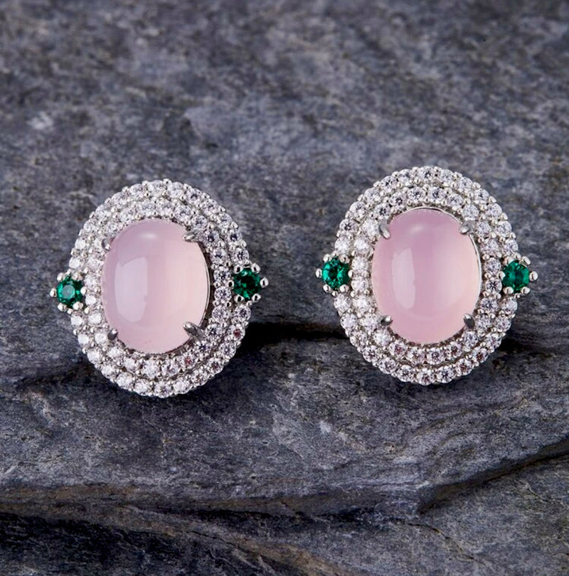 Opal Rhinestone Earrings | URBAN ECHO SHOP