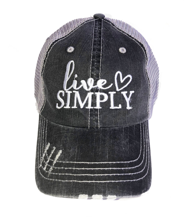 'Live Simply' Personality Hat | URBAN ECHO SHOP