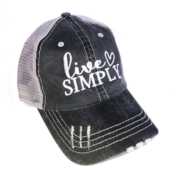 'Live Simply' Personality Hat | URBAN ECHO SHOP