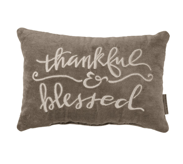 Thankful & Blessed Throw Pillow | URBAN ECHO SHOP